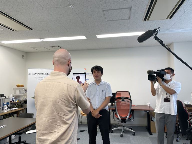 Steampunk Digital will be featured in an interview on NHK Fukuoka’s news program “Rokuichi! on the 9th of July!